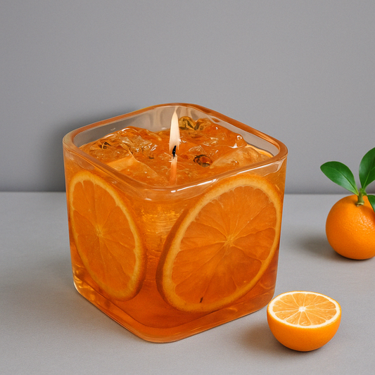 Orange ice